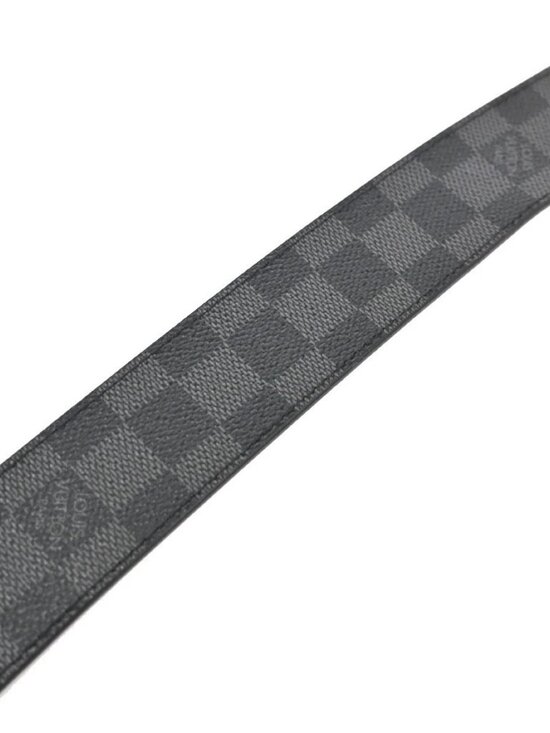 LOUIS VUITTON Ceinture LV Initial Belt 85/34 Damier Graphite main image 10